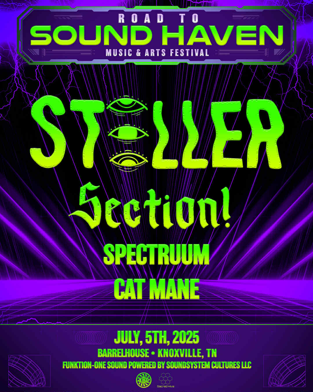 The Road to Sound Haven Festival. July 5, 2025 in Knoxville, TN